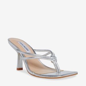 Steve Madden silver sandals
